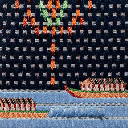 Tiny Moment Series <Fireworks and Boat>